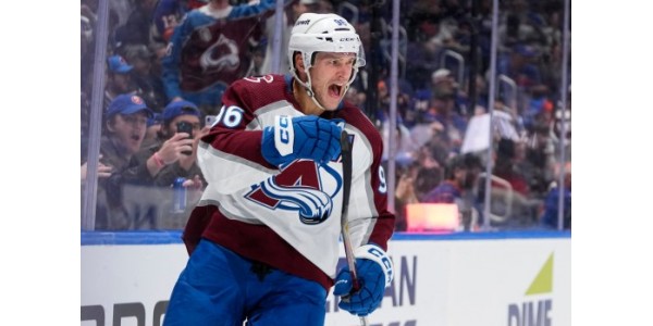 Mikko Rantanen zaznamenal svůj desátý hattrick v kariéře Mikko Rantanen zaznamenal svůj desátý hattrick v kariéře